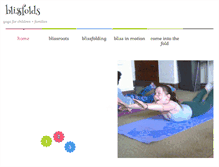 Tablet Screenshot of blissfolds.com